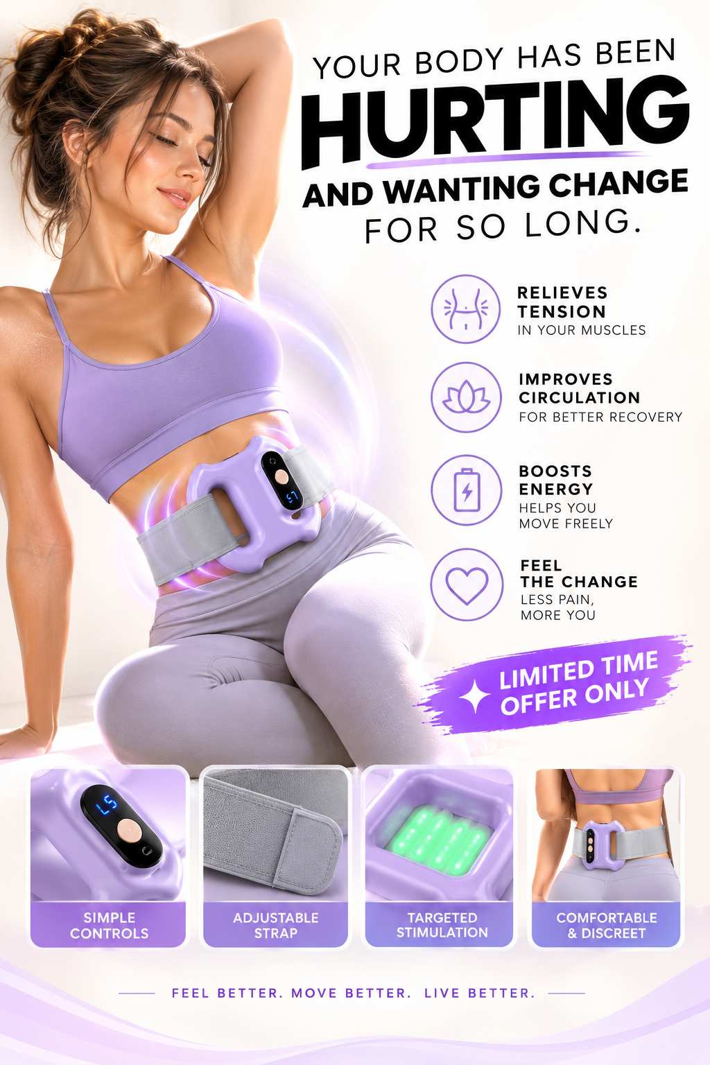 Rechargeable Electric Fascia Massage Ring