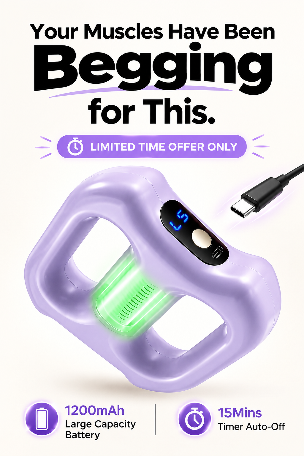 Rechargeable Electric Fascia Massage Ring